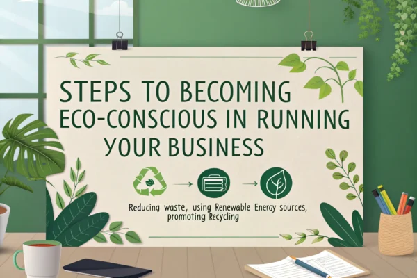 How to become more eco-conscious in running your business
