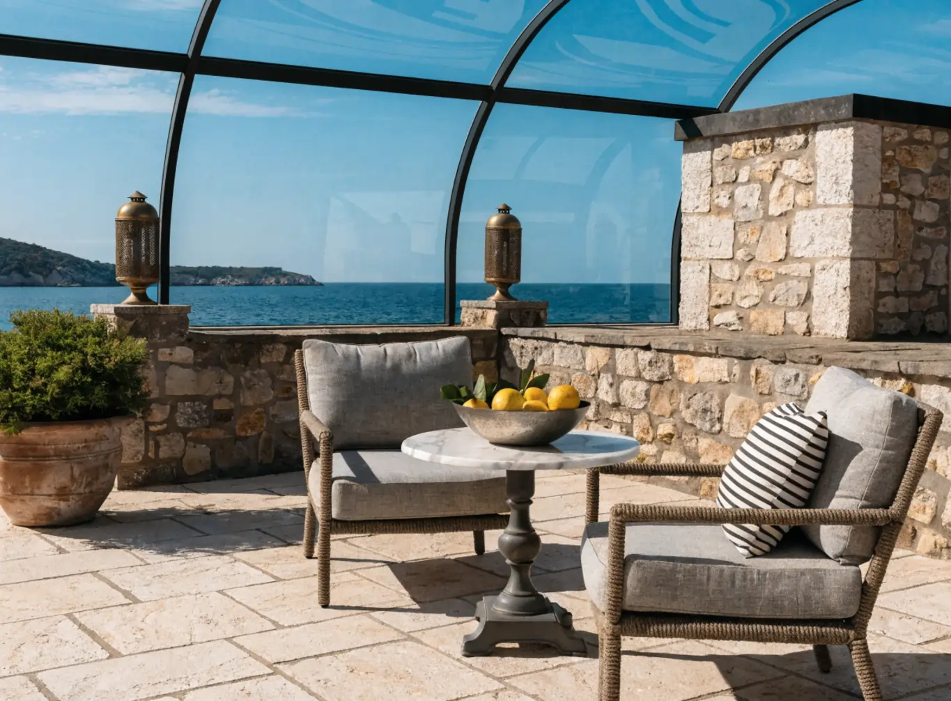 How to Create a Wind-Protected Patio?