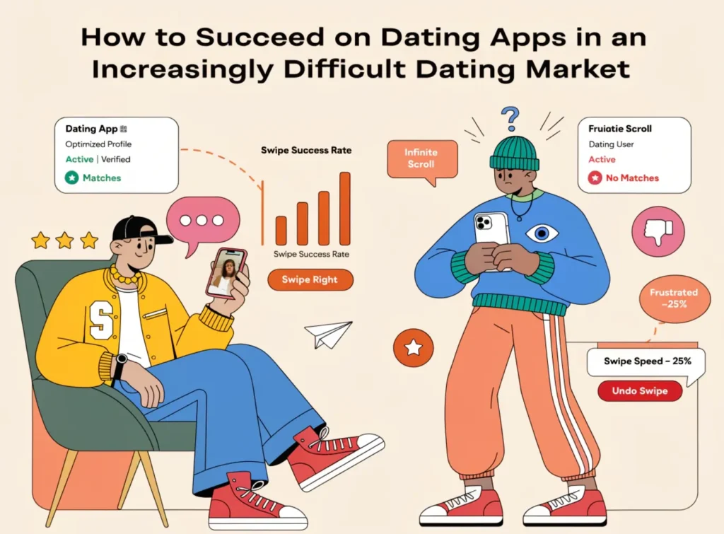 How to Succeed on Dating Apps in an Increasingly Difficult Dating Market
