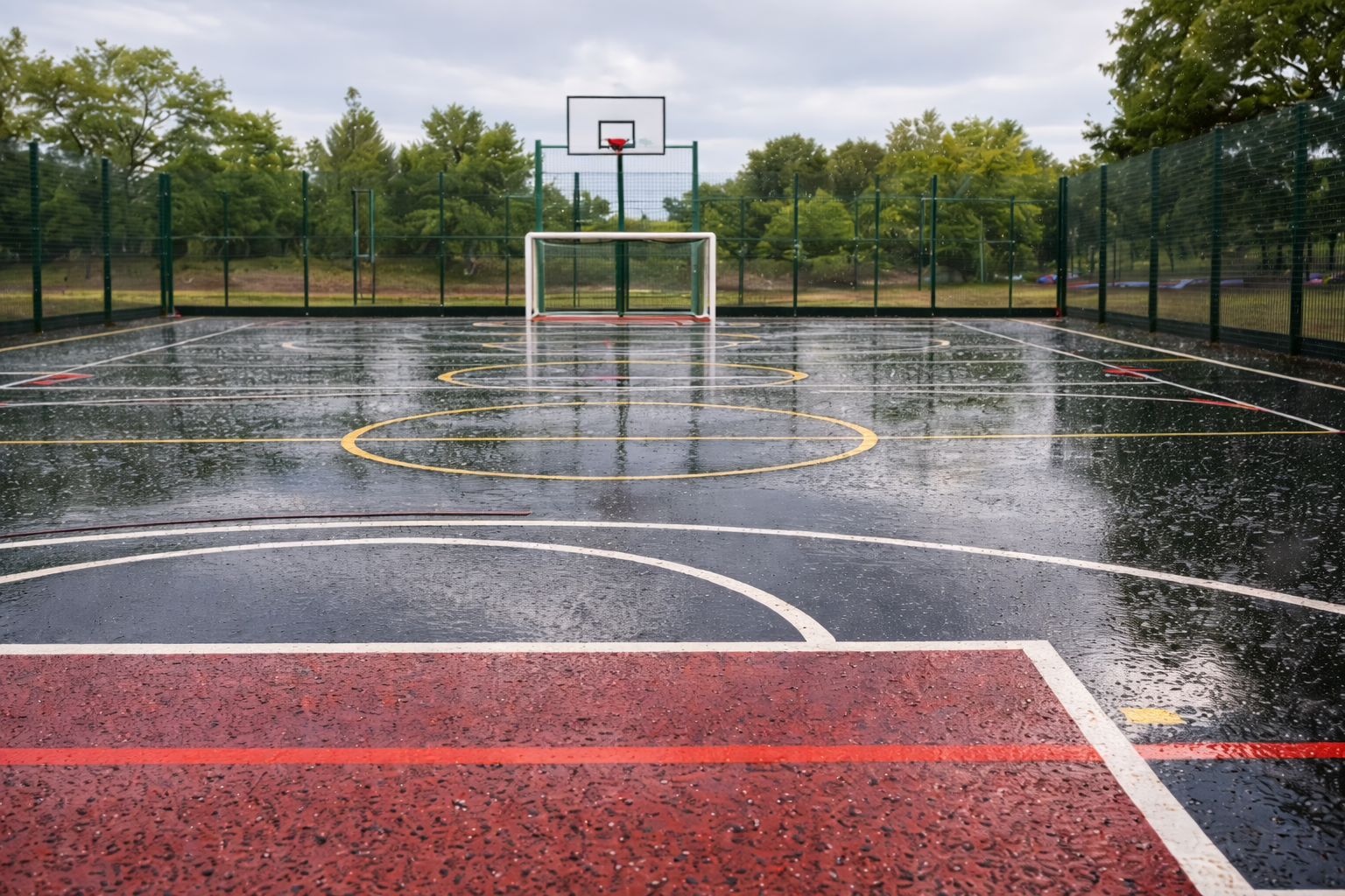 How All-Weather Sports Surfaces Support Year-Round Community Participation