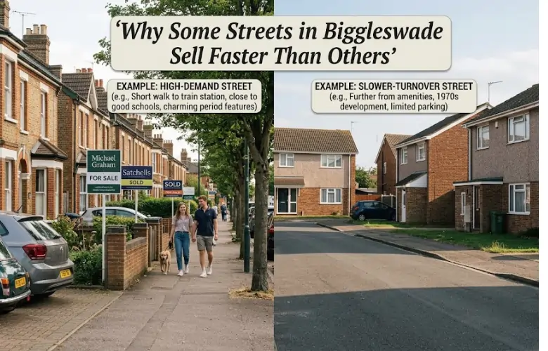Why Some Streets in Biggleswade Sell Faster Than Others
