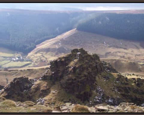 Alport Castles Walking Views and Local Scenery