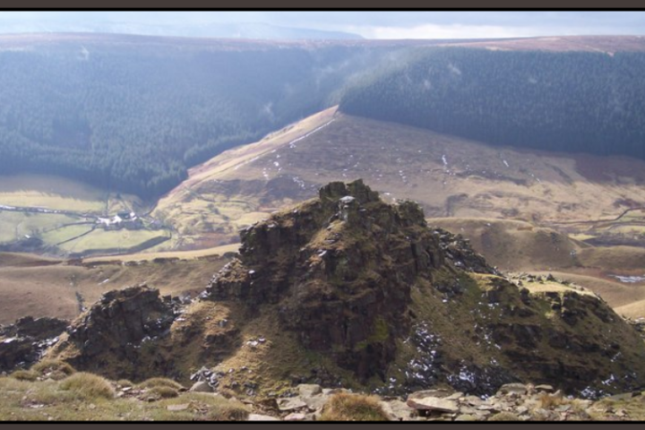 Alport Castles Walking Views and Local Scenery