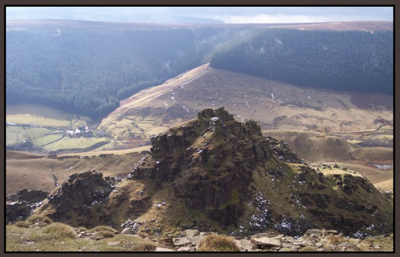 Alport Castles Walking Views and Local Scenery